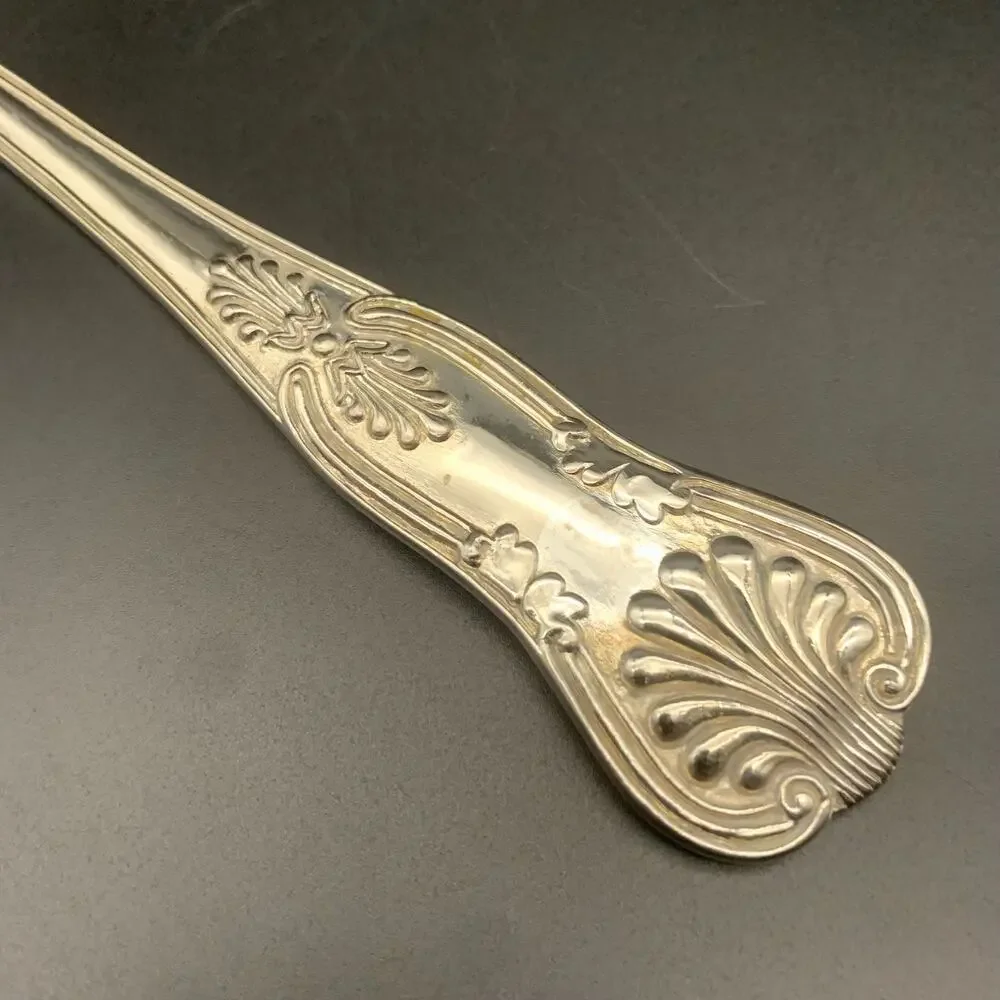 Vintage F. B. Rogers Silver Plate Pasta Server “Kings” Pattern - Picture 7 of 12